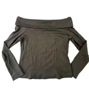 Off-the-Shoulder Black Sweater